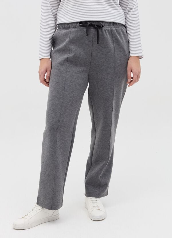 Ovs Joggers In Felpa Con Cuciture In Rilievo Curvy