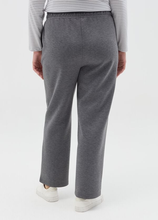 Ovs Joggers In Felpa Con Cuciture In Rilievo Curvy