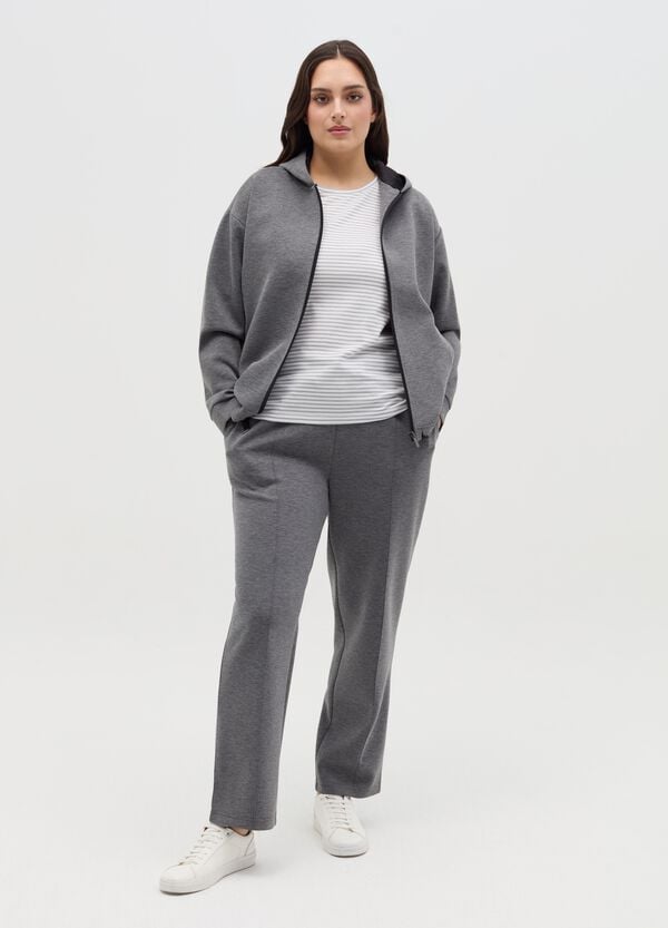 Ovs Joggers in felpa con cuciture in rilievo Curvy