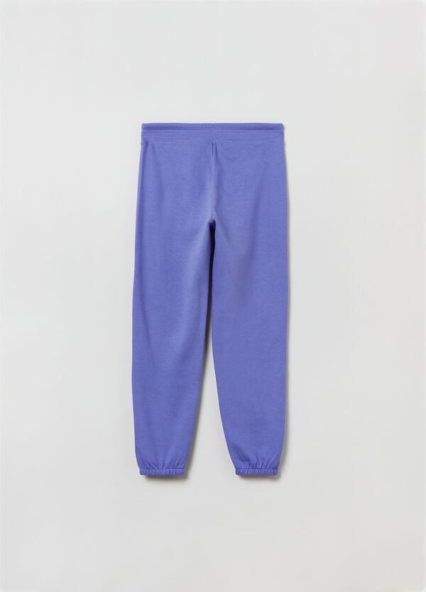 Ovs Joggers In Felpa Con Ricamo Logo