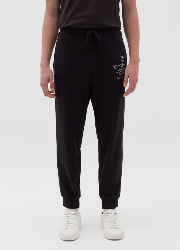 Ovs Joggers In Felpa Con Stampa