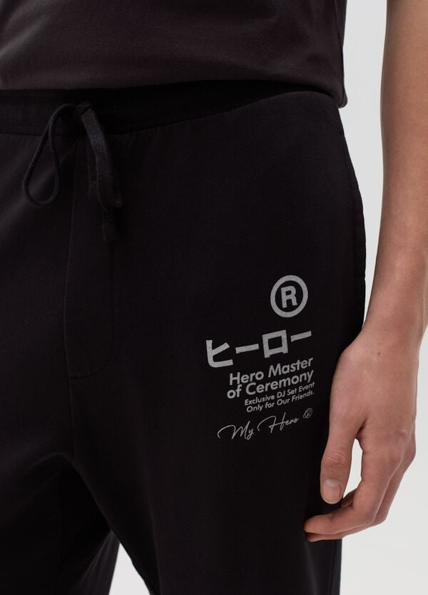 Ovs Joggers In Felpa Con Stampa