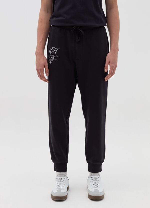 Ovs Joggers In Felpa Con Stampa