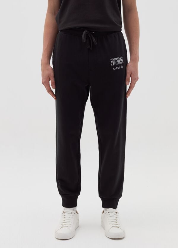 Ovs Joggers In Felpa Con Stampa