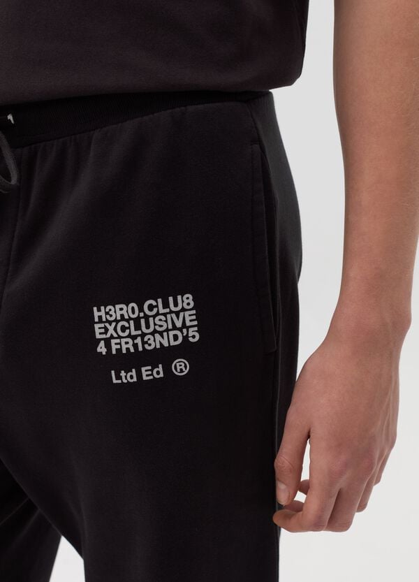 Ovs Joggers In Felpa Con Stampa