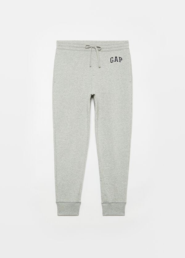 Ovs Joggers In Felpa Melange Con Ricamo Logo