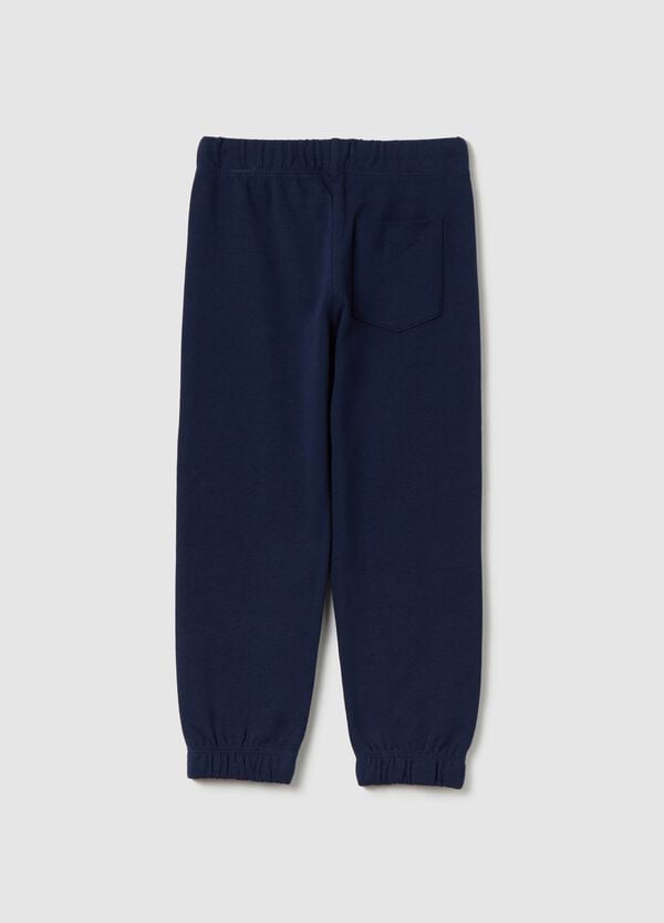 Ovs Joggers In French Terry Con Coulisse E Stampa