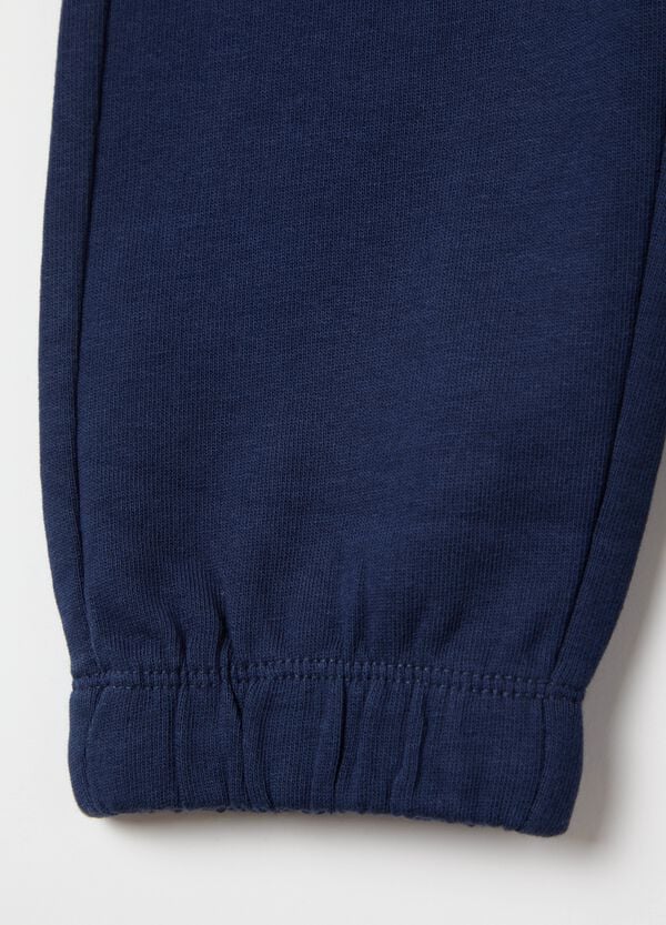 Ovs Joggers In French Terry Con Coulisse E Stampa