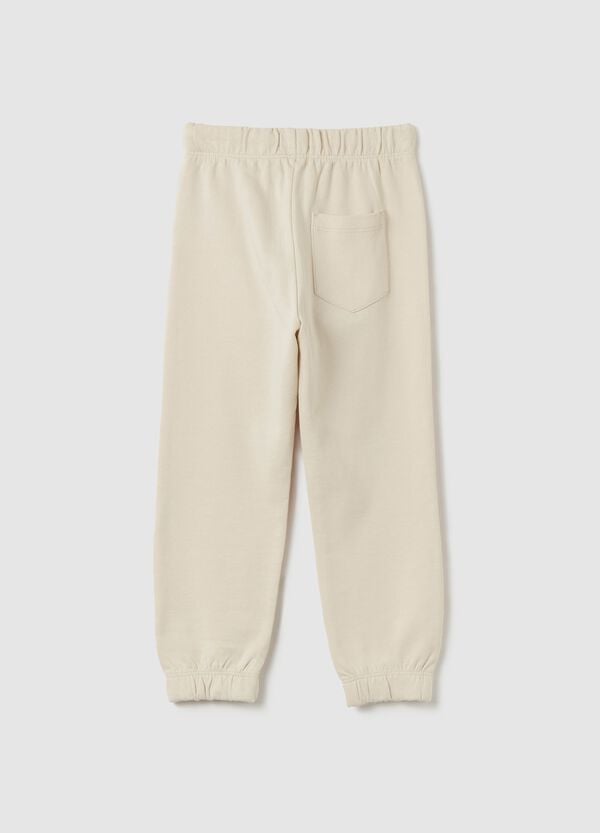 Ovs Joggers In French Terry Con Coulisse E Stampa