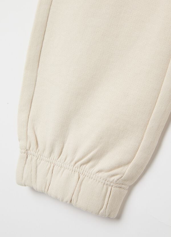 Ovs Joggers In French Terry Con Coulisse E Stampa
