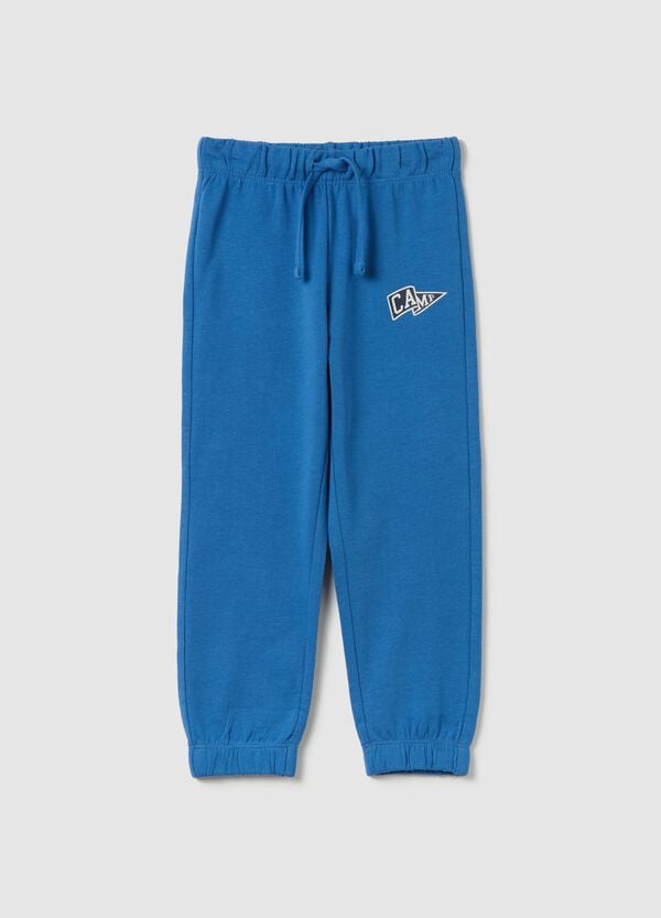 Ovs Joggers in French Terry con coulisse e stampa