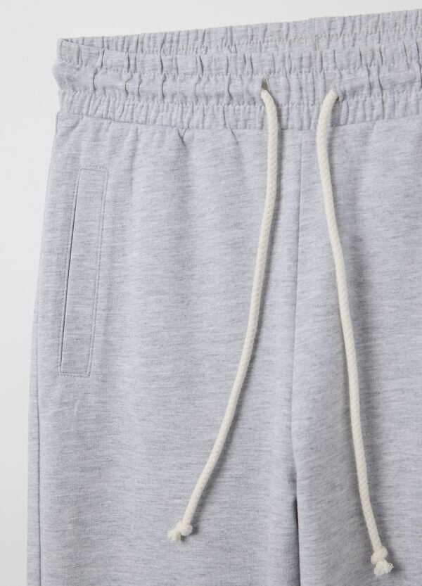 Ovs Joggers In French Terry Con Coulisse Grigio