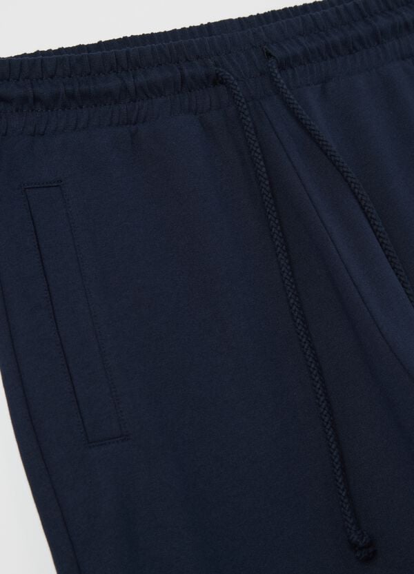 Ovs Joggers In French Terry Con Coulisse Nero