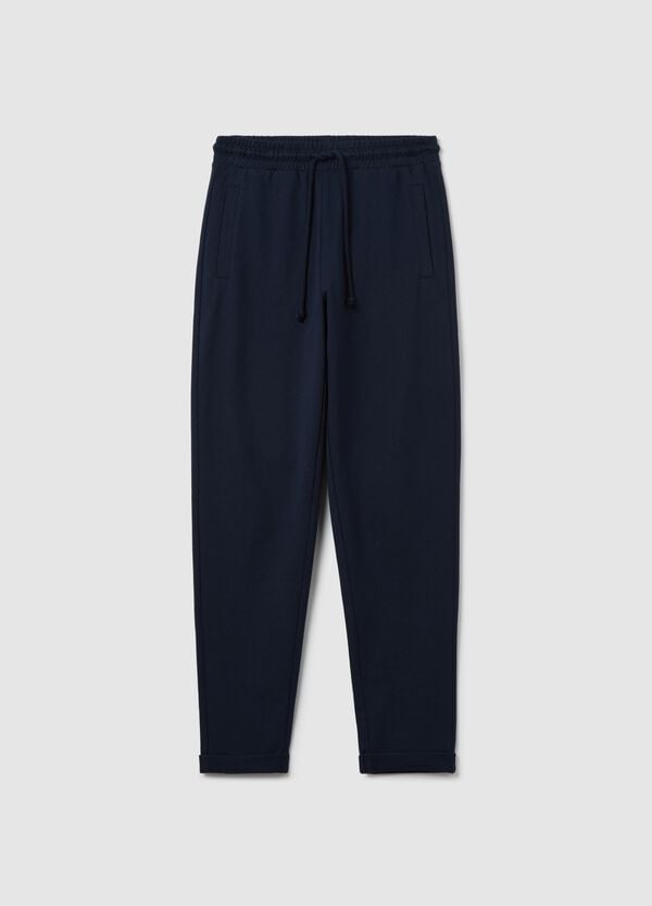 Ovs Joggers in French Terry con coulisse nero