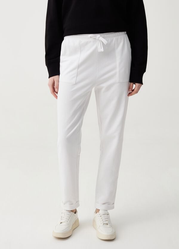 Ovs Joggers In French Terry Con Risvolti