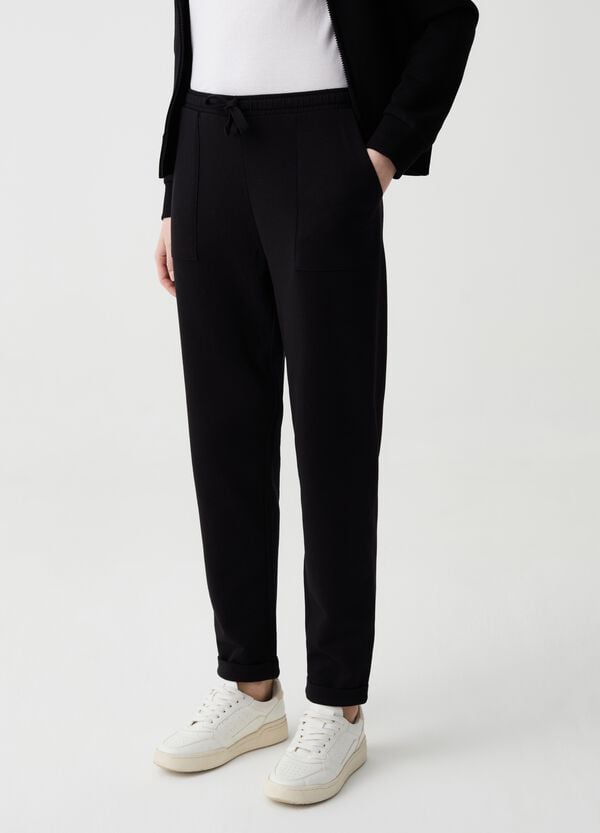 Ovs Joggers In French Terry Con Risvolti