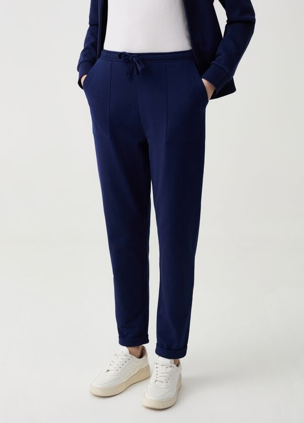 Ovs Joggers In French Terry Con Risvolti