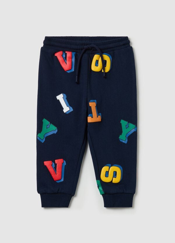 Ovs Joggers in French Terry con stampa lettering