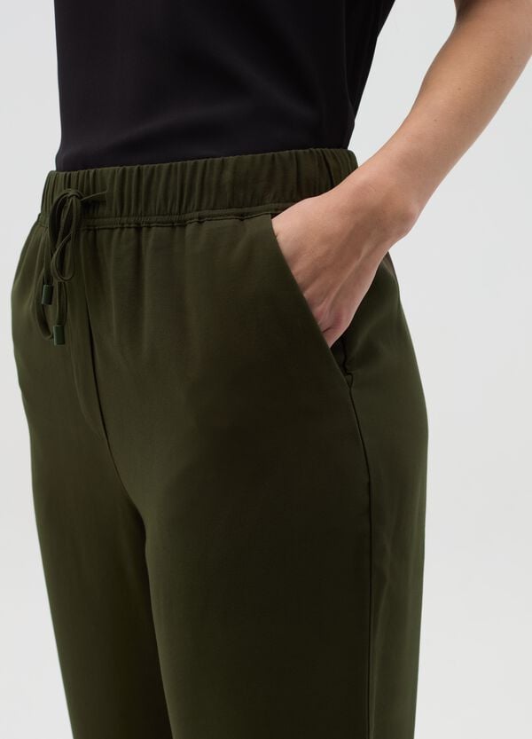 Ovs Joggers In Misto Viscosa Con Coulisse