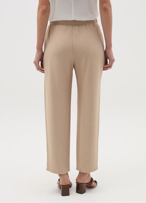 Ovs Joggers In Misto Viscosa Con Coulisse