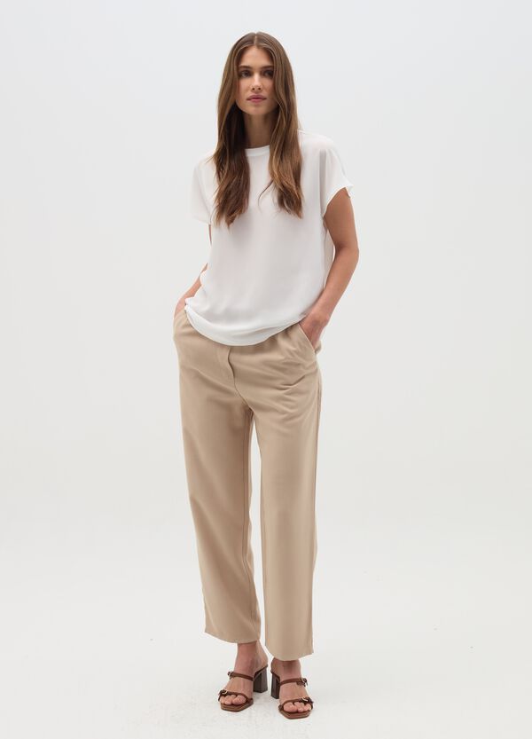 Ovs Joggers in misto viscosa con coulisse