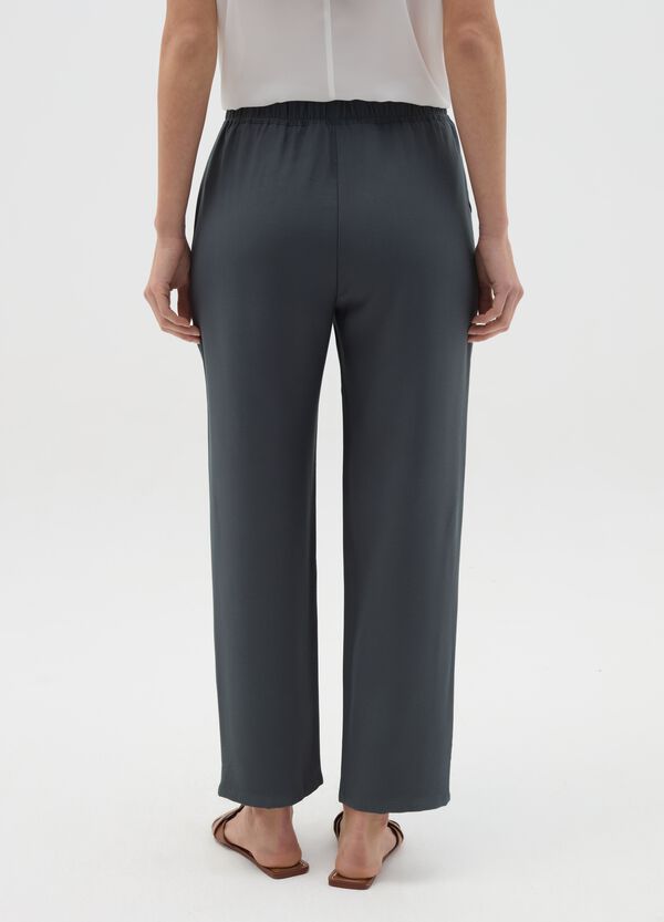 Ovs Joggers In Misto Viscosa Con Coulisse