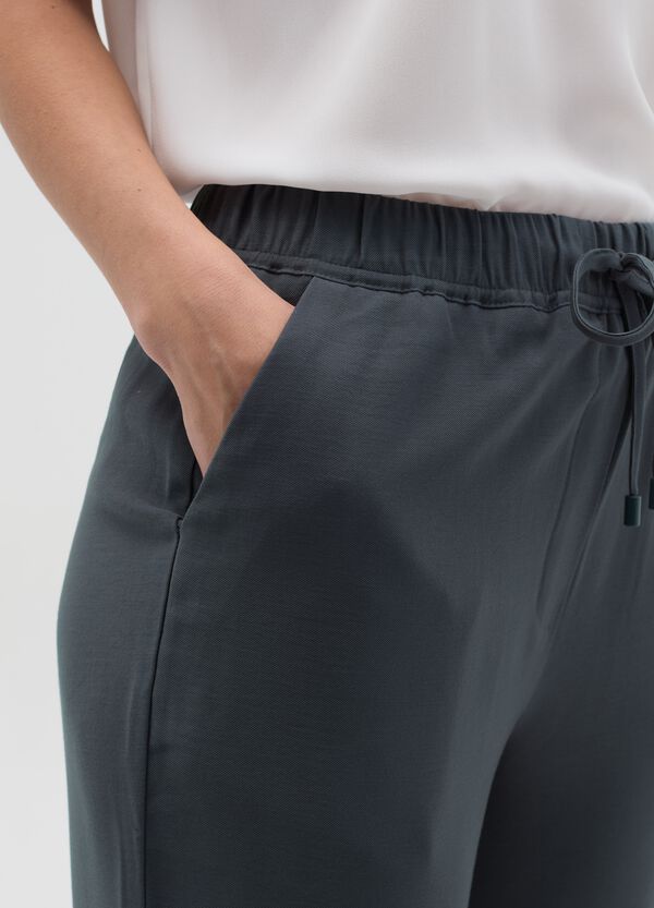 Ovs Joggers In Misto Viscosa Con Coulisse