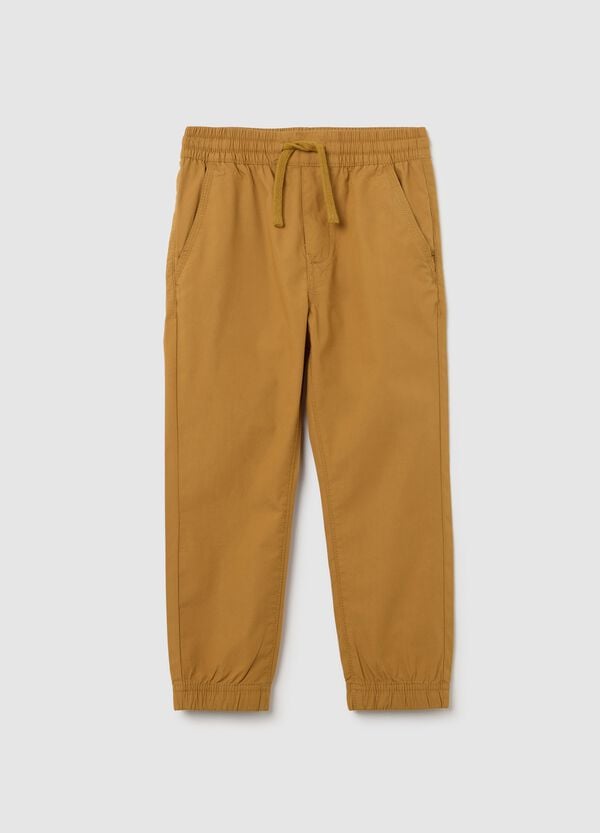 Ovs Joggers in popeline con coulisse