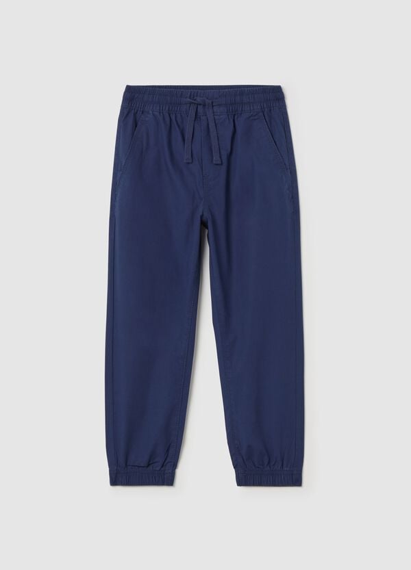 Ovs Joggers in popeline con coulisse