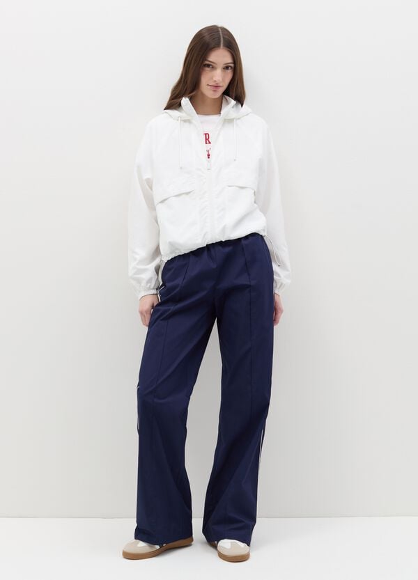 Ovs Joggers in popeline con profilo a contrasto