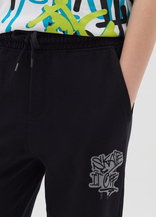 Ovs Joggers Loose Fit Con Coulisse E Stampa