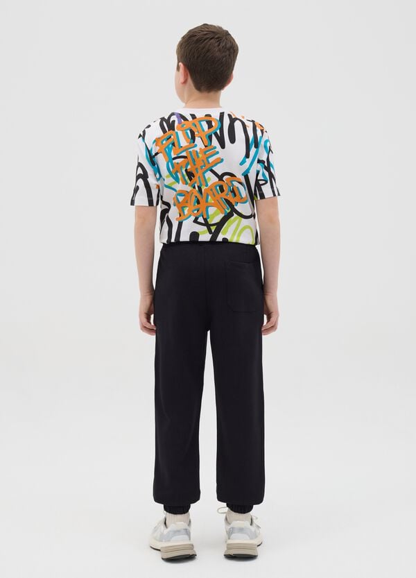 Ovs Joggers Loose Fit Con Coulisse E Stampa