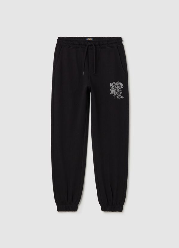 Ovs Joggers Loose Fit Con Coulisse E Stampa