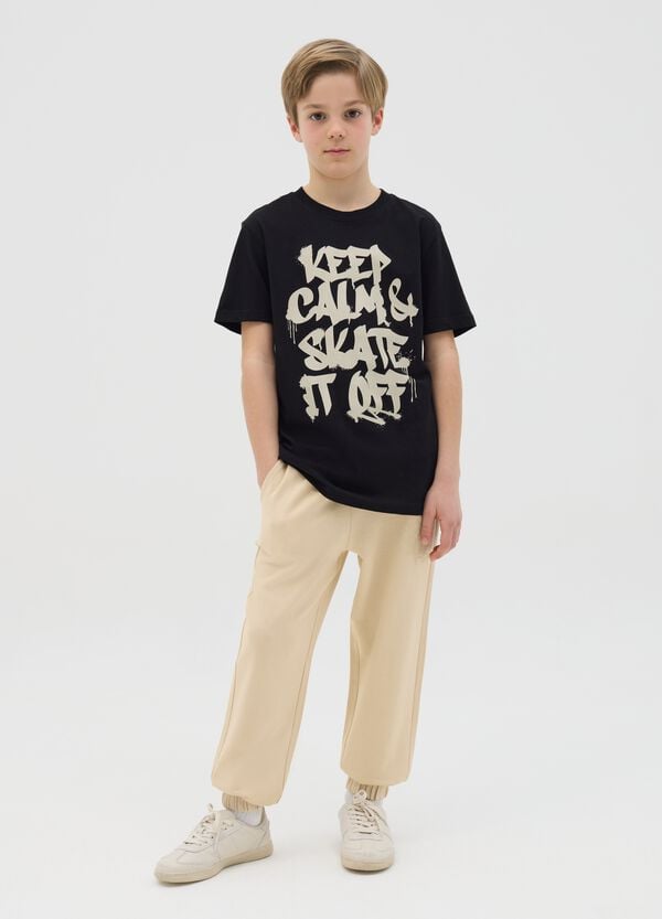 Ovs Joggers loose fit con coulisse e stampa