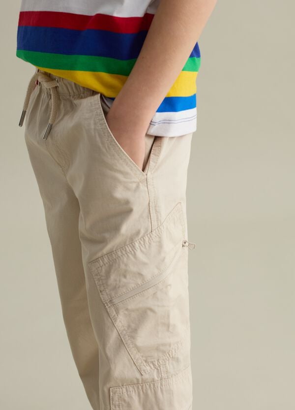 Ovs Joggers Parachute In Tela Di Cotone