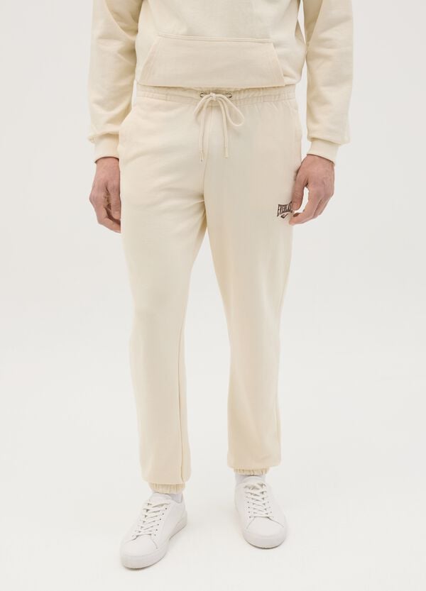 Ovs Joggers Slim Fit Con Coulisse E Ricamo Logo