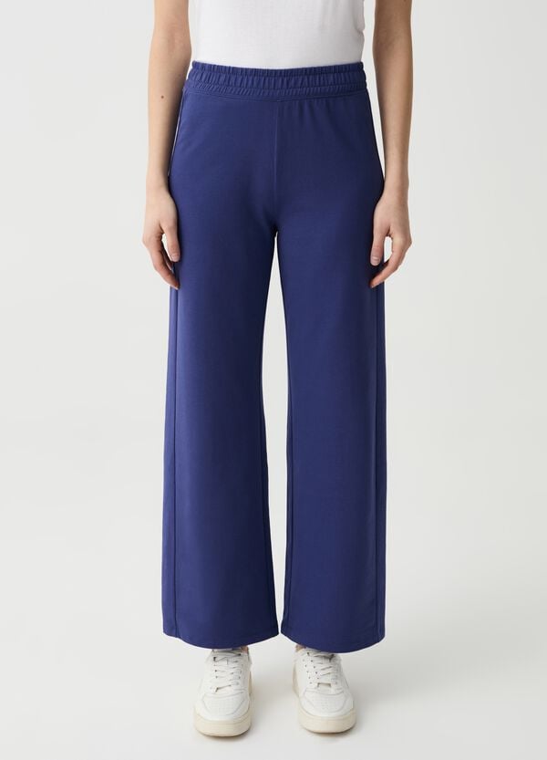 Ovs Joggers Wide Leg In Felpa