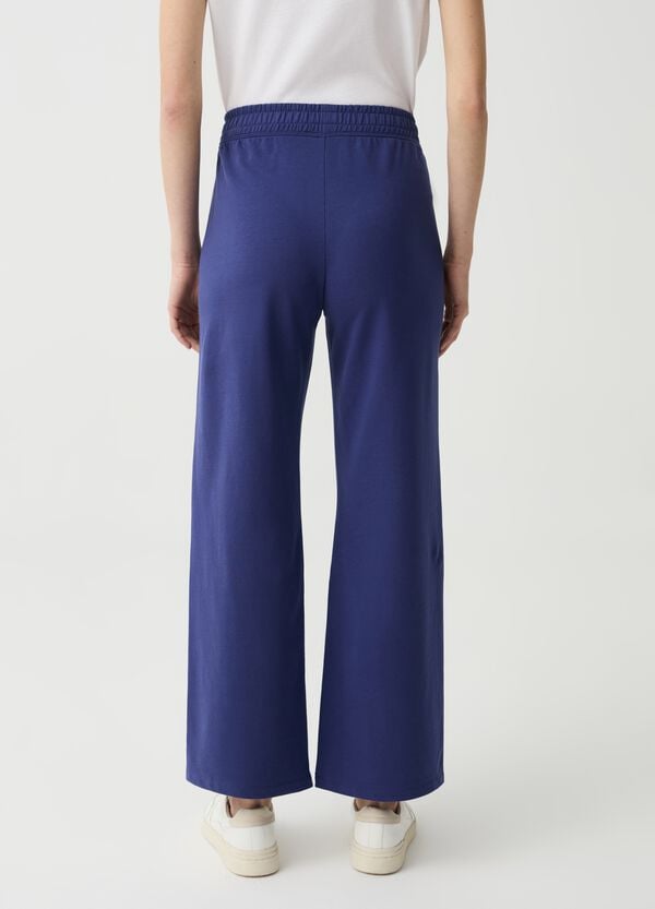 Ovs Joggers Wide Leg In Felpa