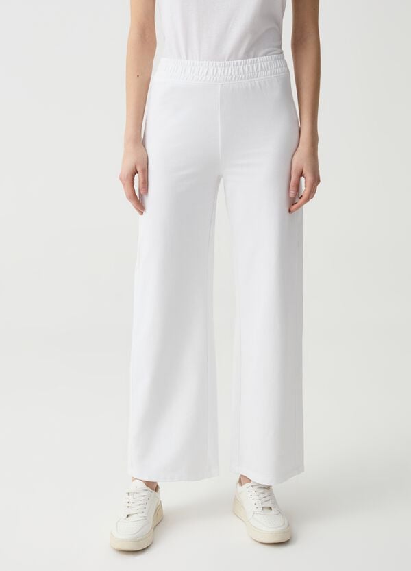 Ovs Joggers Wide Leg In Felpa