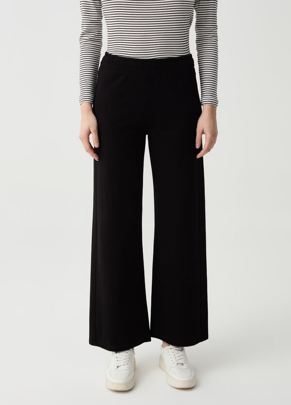 Ovs Joggers Wide Leg In Felpa