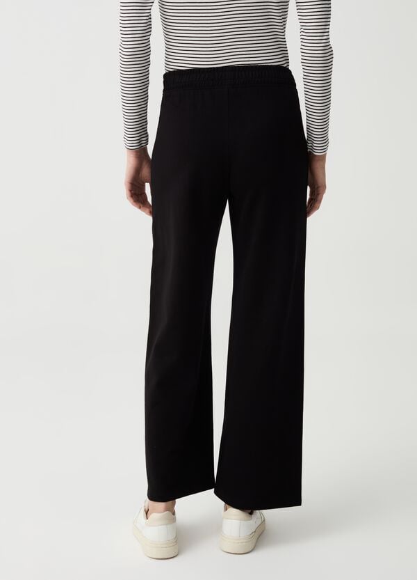 Ovs Joggers Wide Leg In Felpa