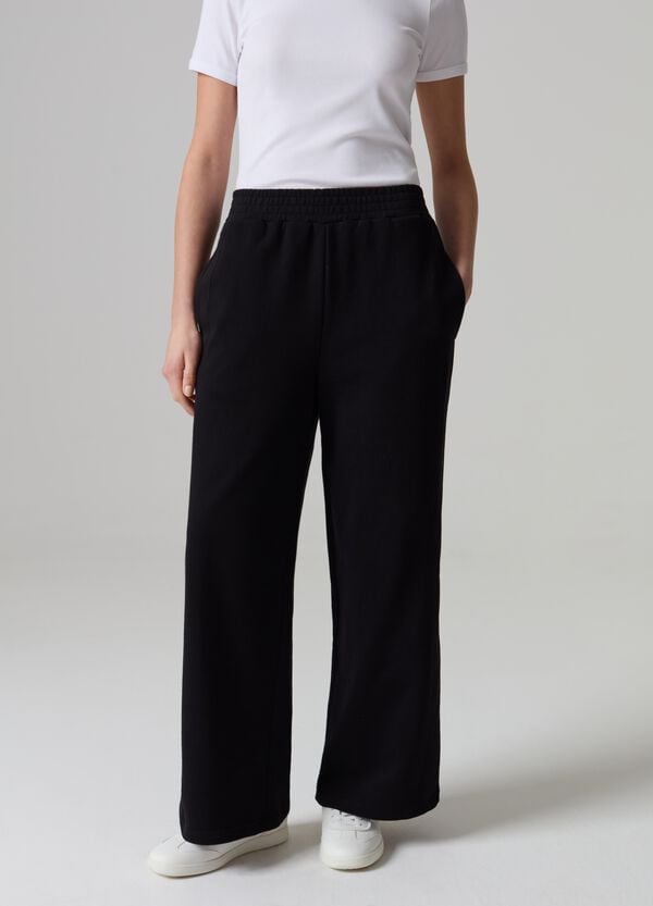 Ovs Joggers Wide Leg In French Terry