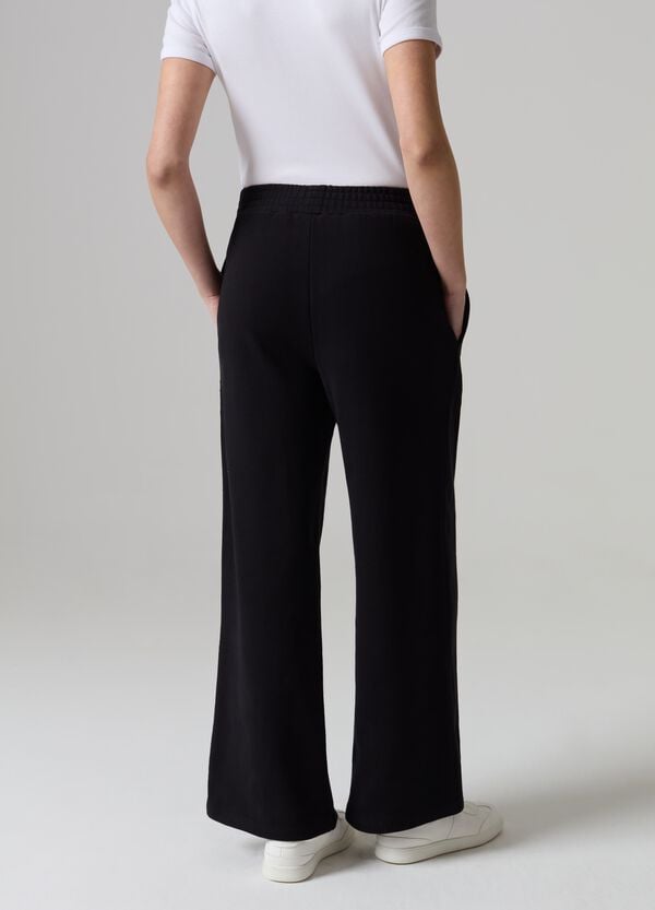 Ovs Joggers Wide Leg In French Terry