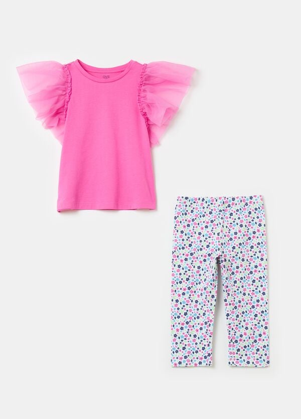 Ovs Jogging Set Con Applicazione In Tulle