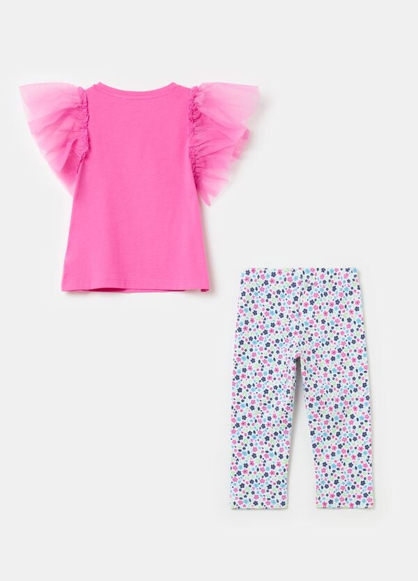 Ovs Jogging set con applicazione in tulle