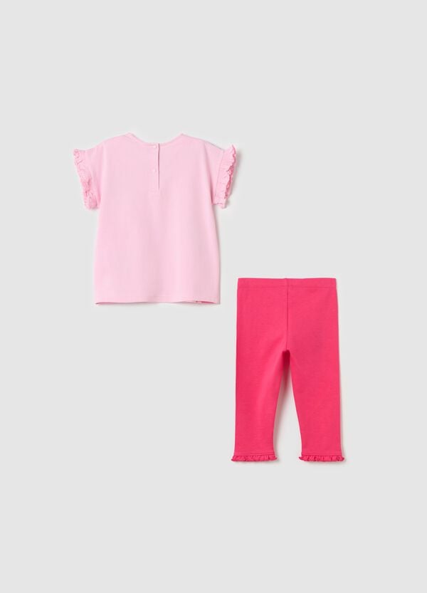 Ovs Jogging Set Con Rouches E Stampa Minnie