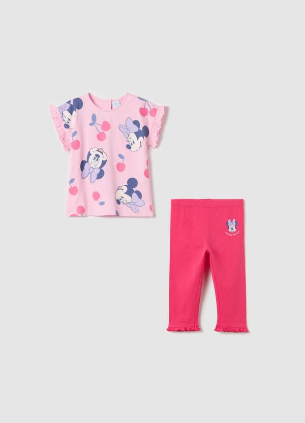 Ovs Jogging set con rouches e stampa Minnie