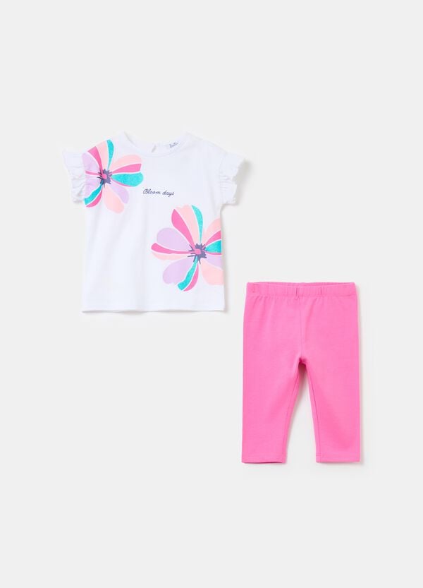Ovs Jogging set con stampa e glitter