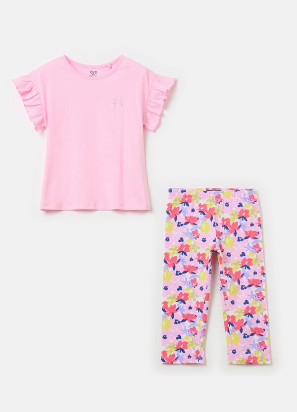 Ovs Jogging set con stampa e strass