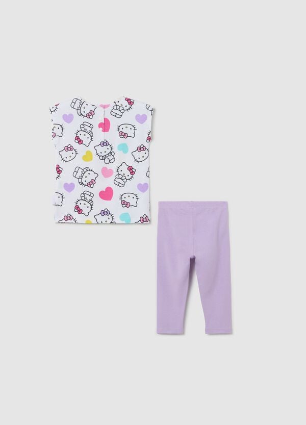 Ovs Jogging Set Con Stampa Hello Kitty E Cuori
